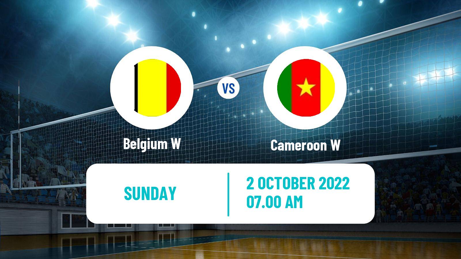 Volleyball World Championship Volleyball Women Belgium W - Cameroon W