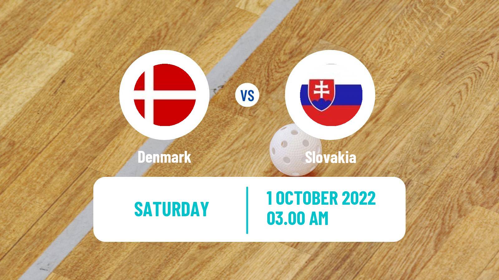 Floorball Friendly International Floorball Denmark - Slovakia