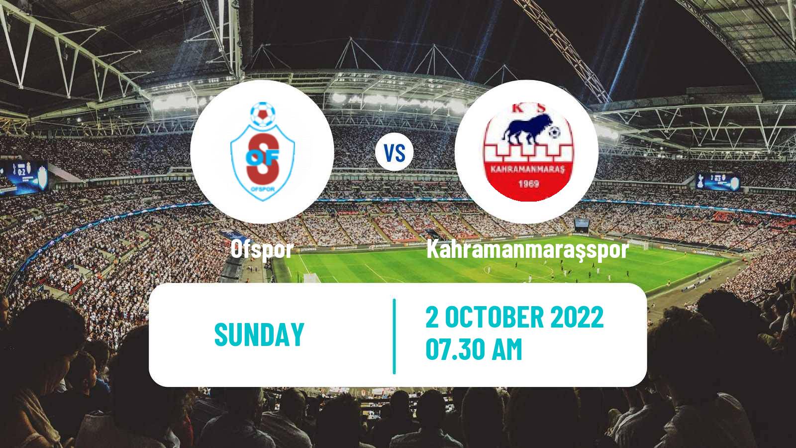 Soccer Turkish 3 Lig Group 2 Ofspor - Kahramanmaraşspor