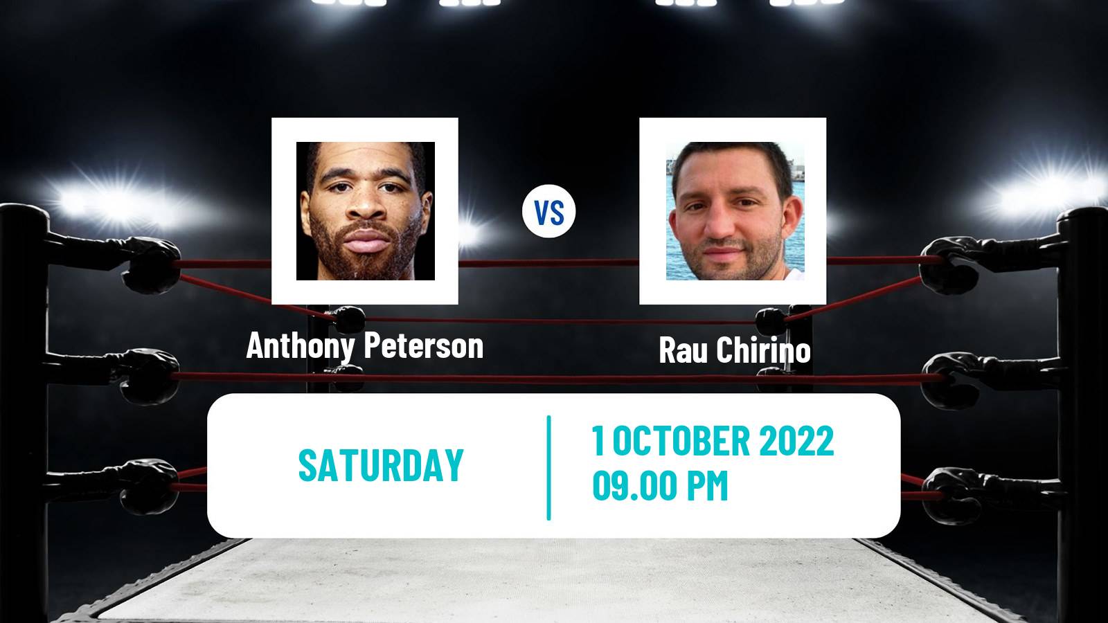 Boxing Boxing Anthony Peterson - Raul Chirino