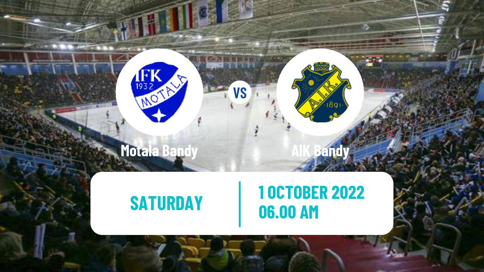 Bandy Svenska Cupen Bandy Motala Bandy - AIK