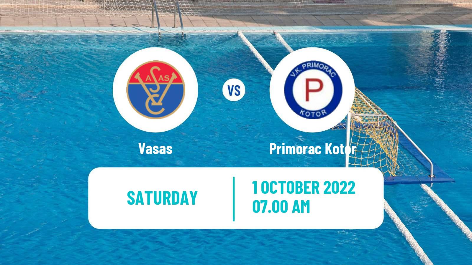 Water polo Champions League Water Polo Vasas - Primorac Kotor