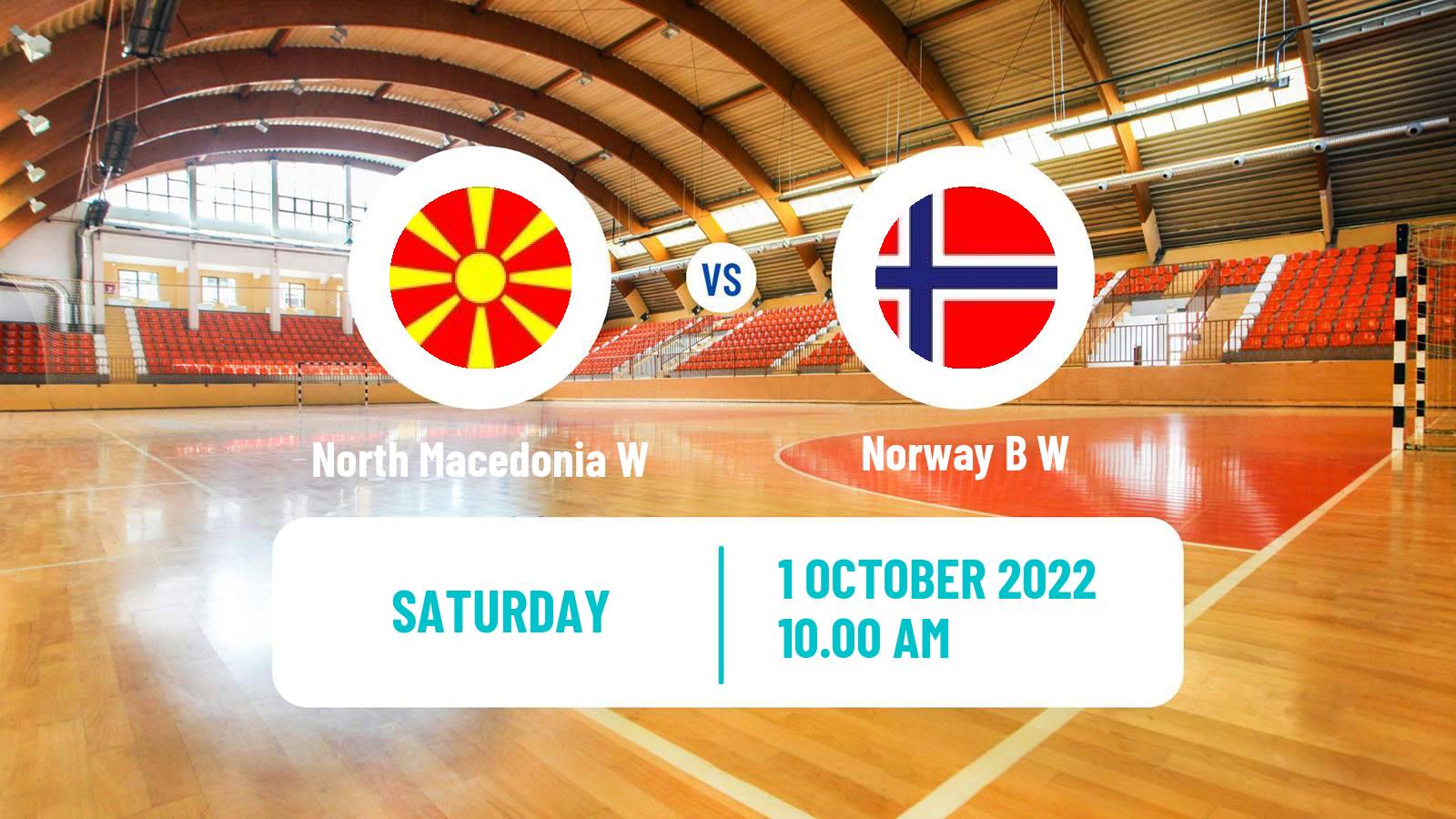 Handball Friendly International Handball Women North Macedonia W - Norway B W