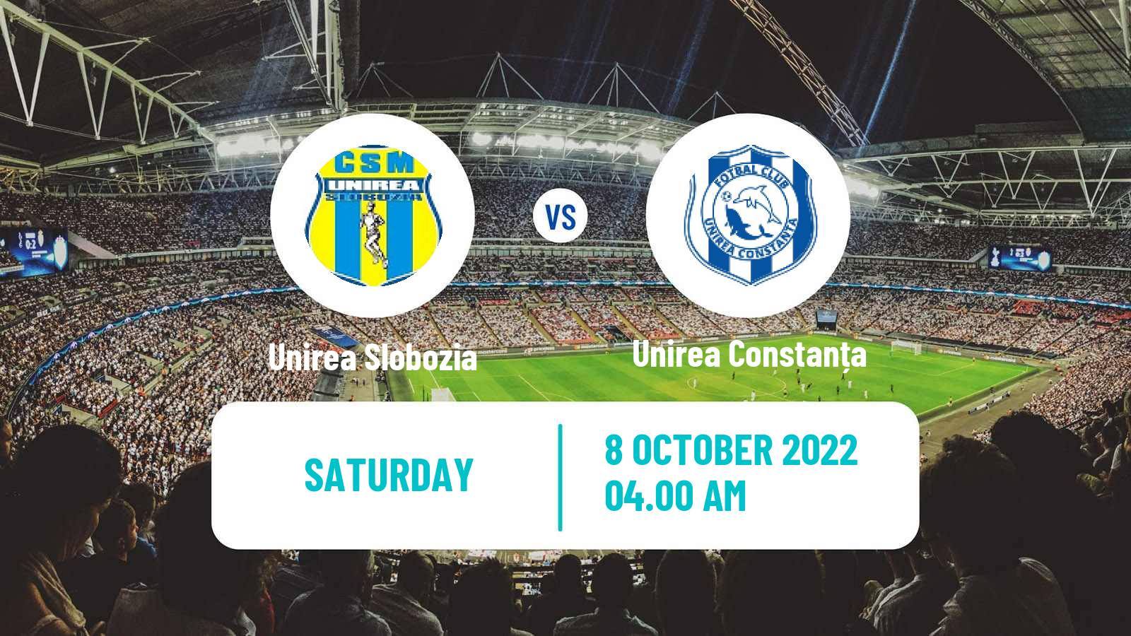 Soccer Romanian Division 2 Unirea Slobozia - Unirea Constanța