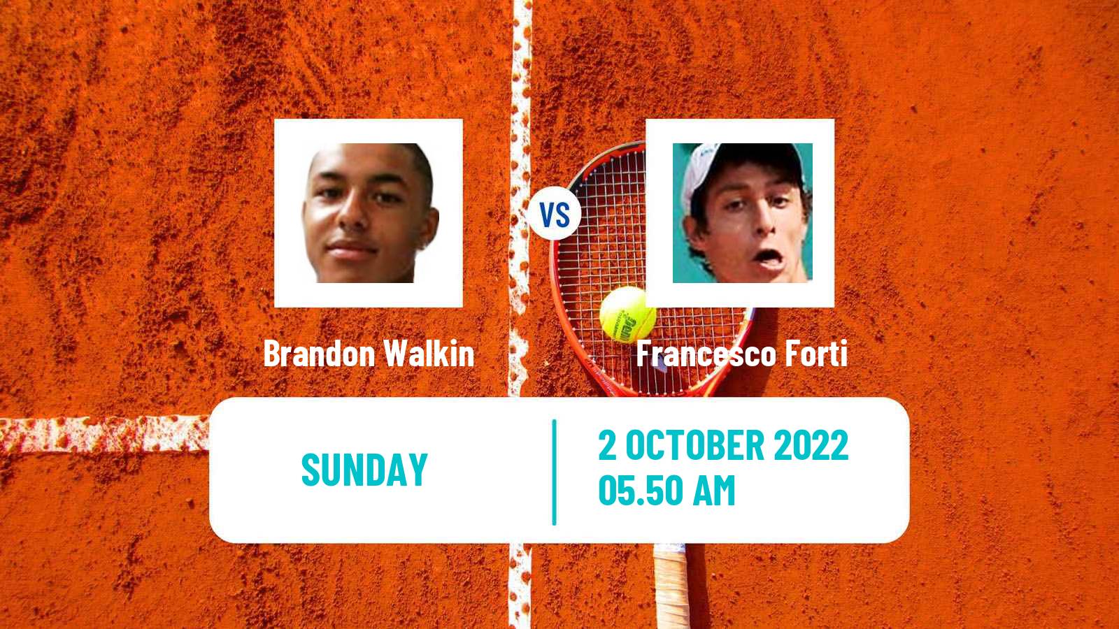 Tennis ATP Challenger Brandon Walkin - Francesco Forti