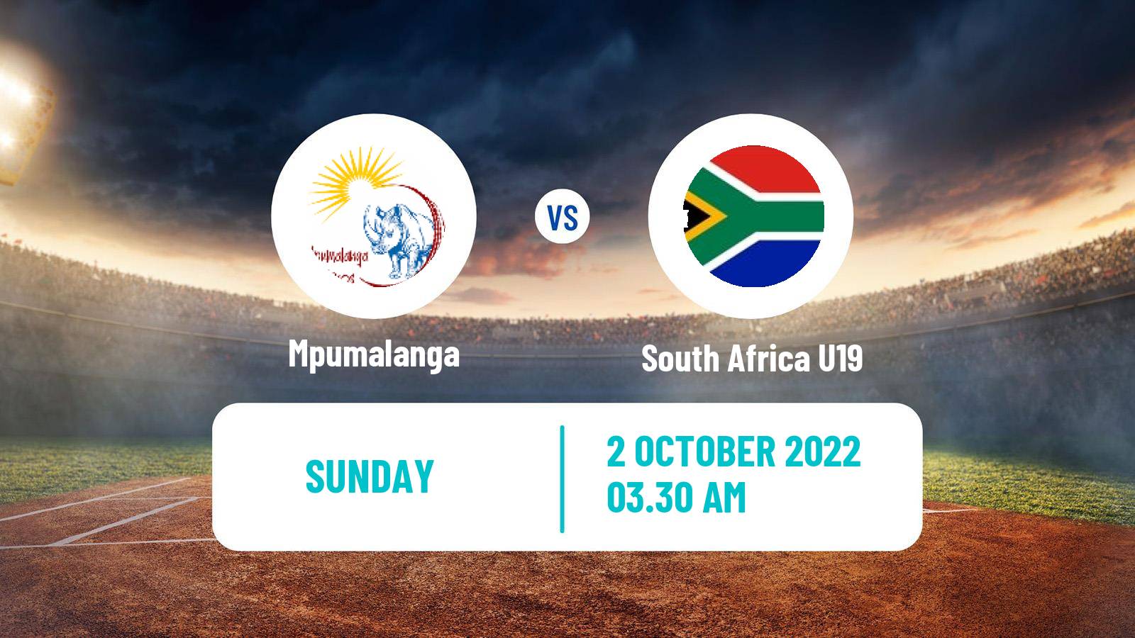 Cricket CSA Provincial T20 Cup Mpumalanga - South Africa U19