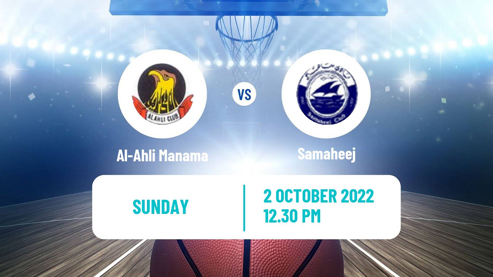 Basketball Bahraini Premier League Basketball Al-Ahli Manama - Samaheej