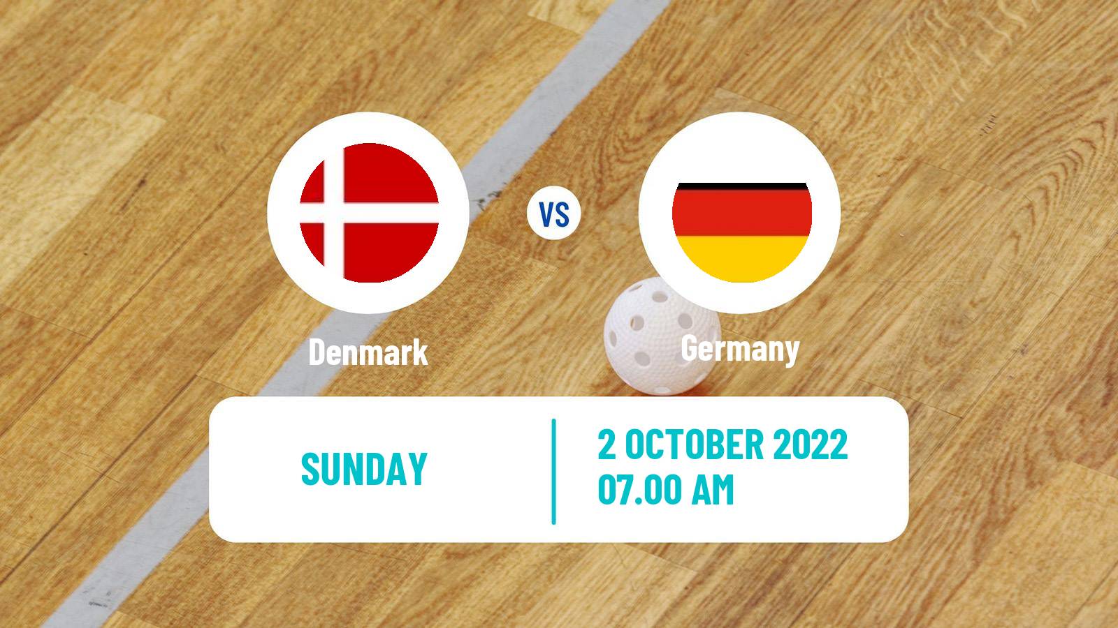 Floorball Friendly International Floorball Denmark - Germany