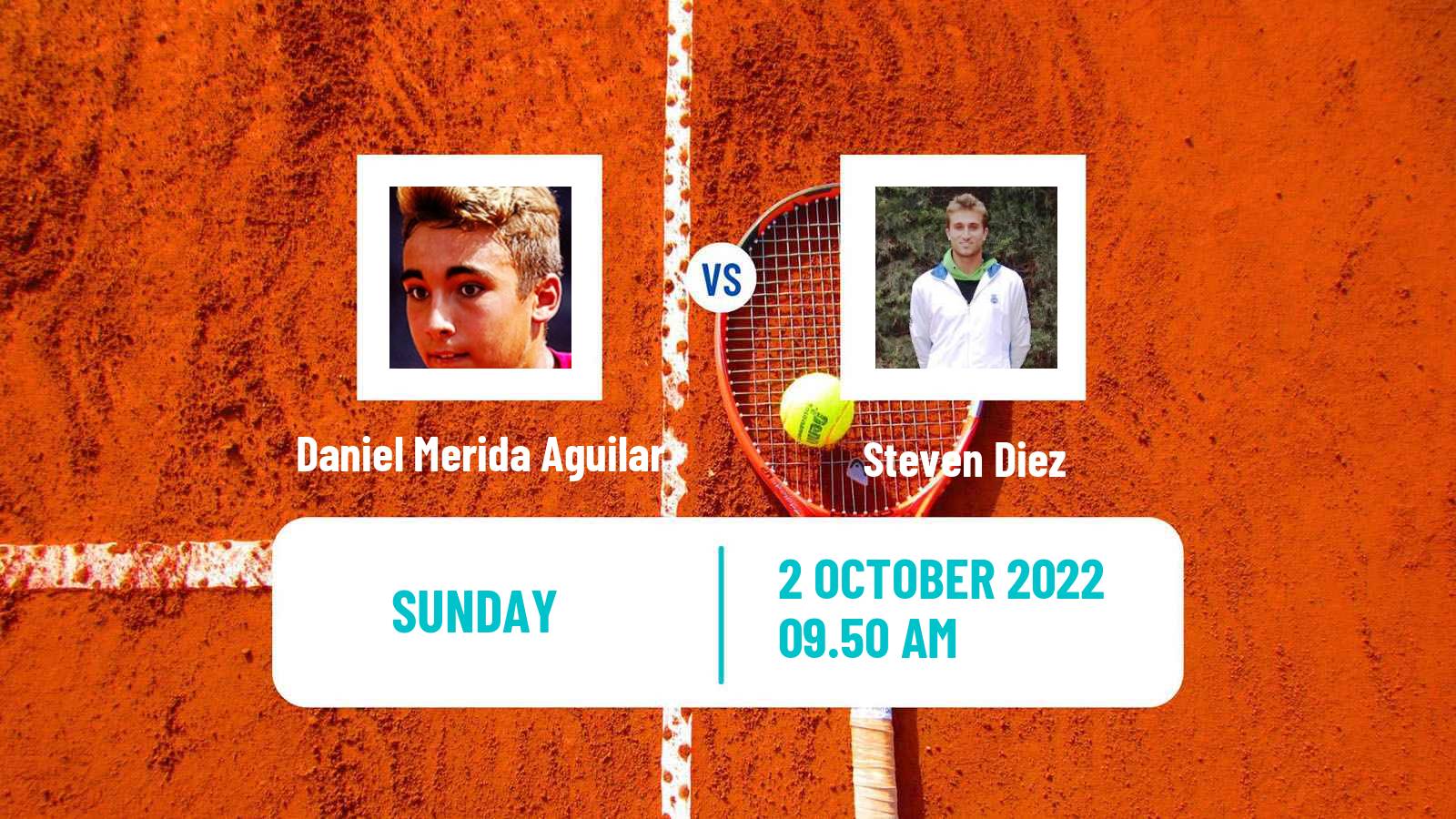 Tennis ATP Challenger Daniel Merida Aguilar - Steven Diez