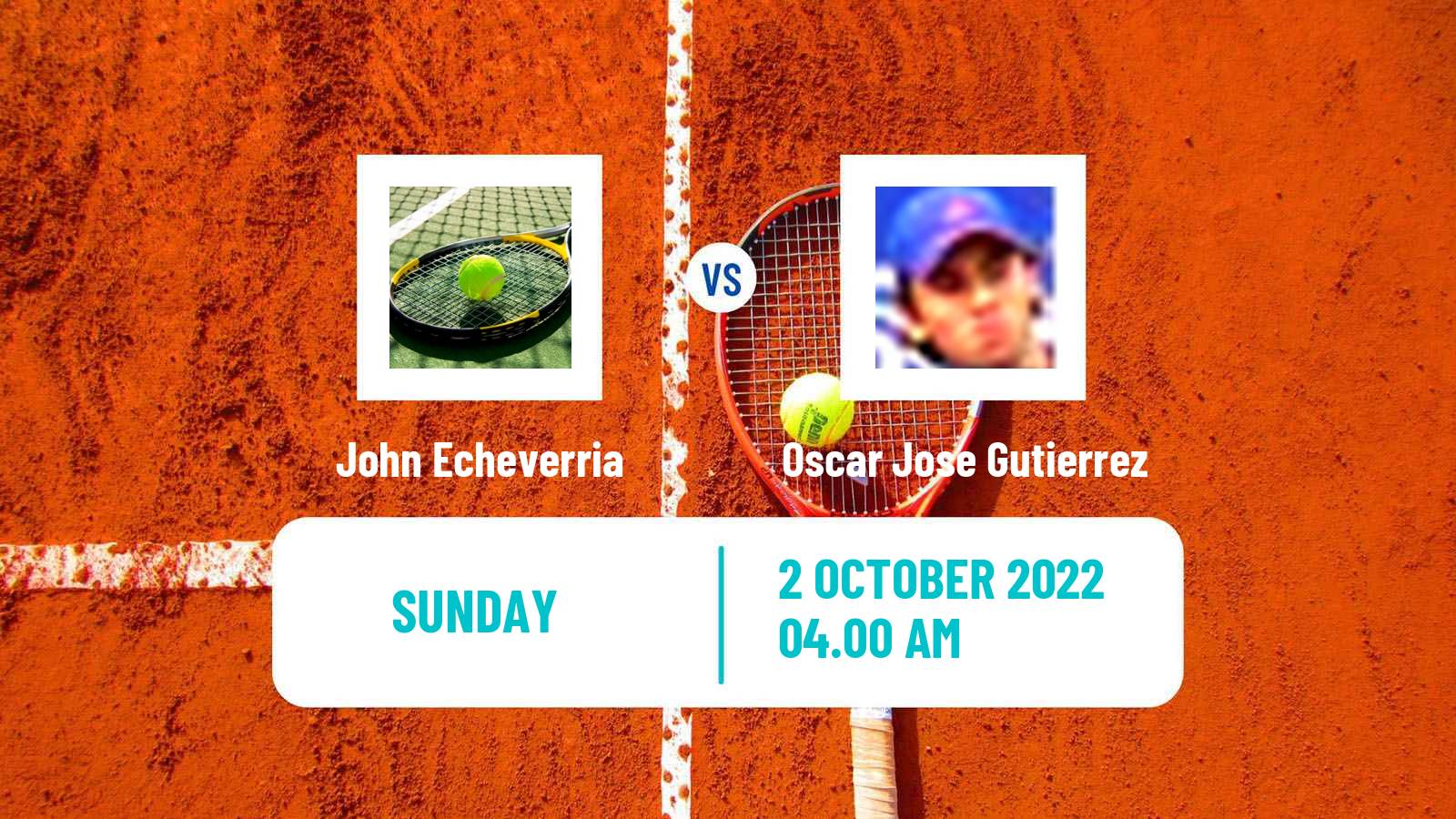 Tennis ATP Challenger John Echeverria - Oscar Jose Gutierrez