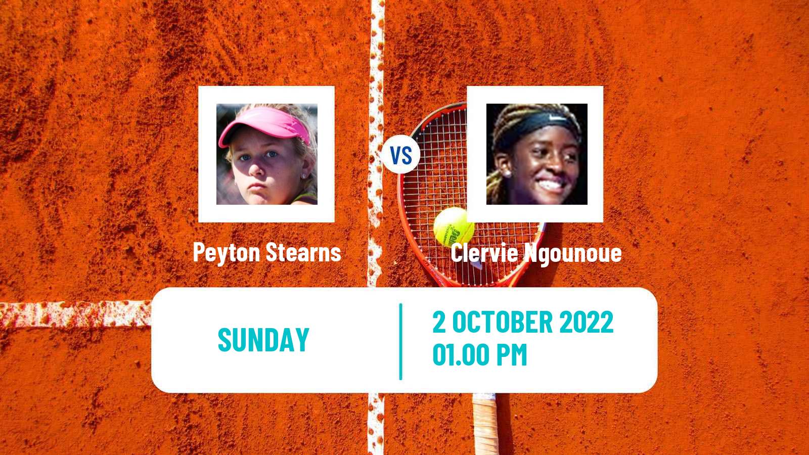 Tennis ITF Tournaments Peyton Stearns - Clervie Ngounoue