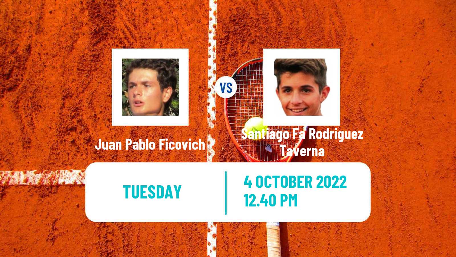 Tennis ATP Challenger Juan Pablo Ficovich - Santiago Fa Rodriguez Taverna