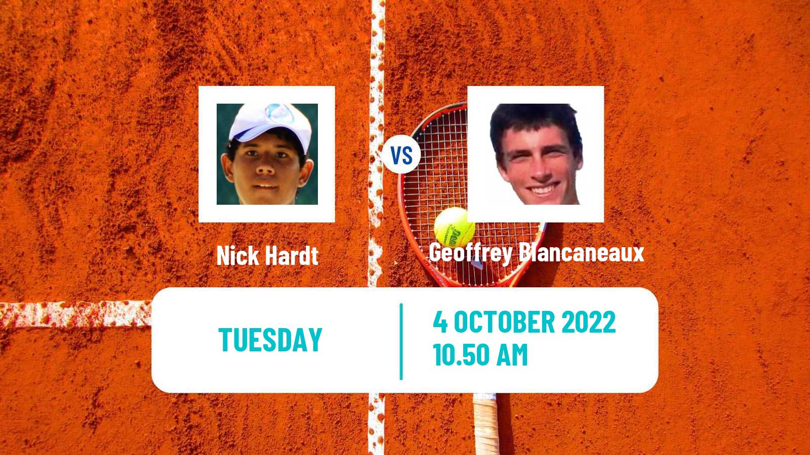 Tennis ATP Challenger Nick Hardt - Geoffrey Blancaneaux