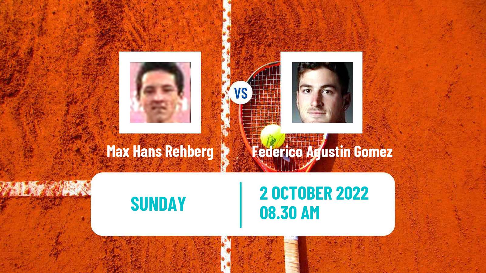 Tennis ITF Tournaments Max Hans Rehberg - Federico Agustin Gomez