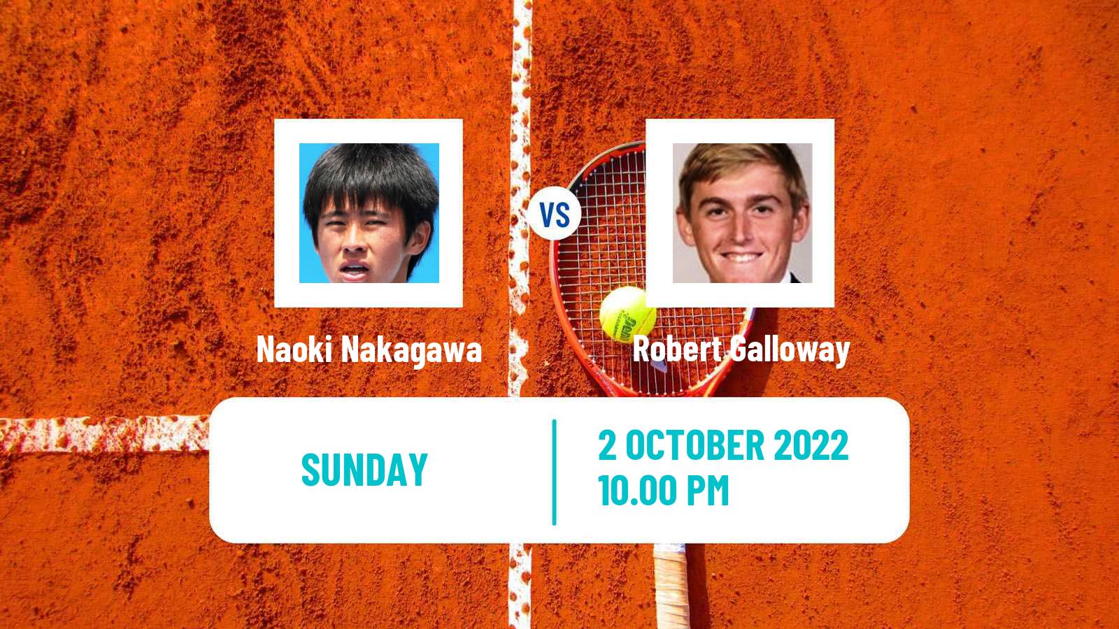 Tennis ATP Challenger Naoki Nakagawa - Robert Galloway