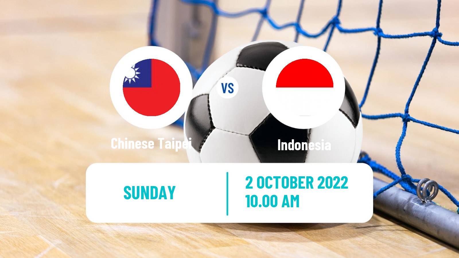 Futsal AFC Asian Cup Futsal Chinese Taipei - Indonesia