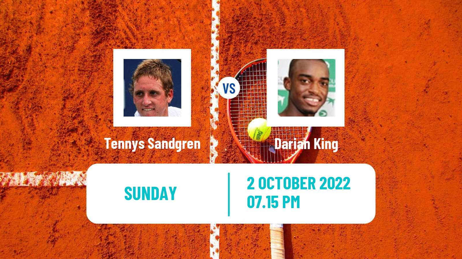 Tennis ATP Challenger Tennys Sandgren - Darian King