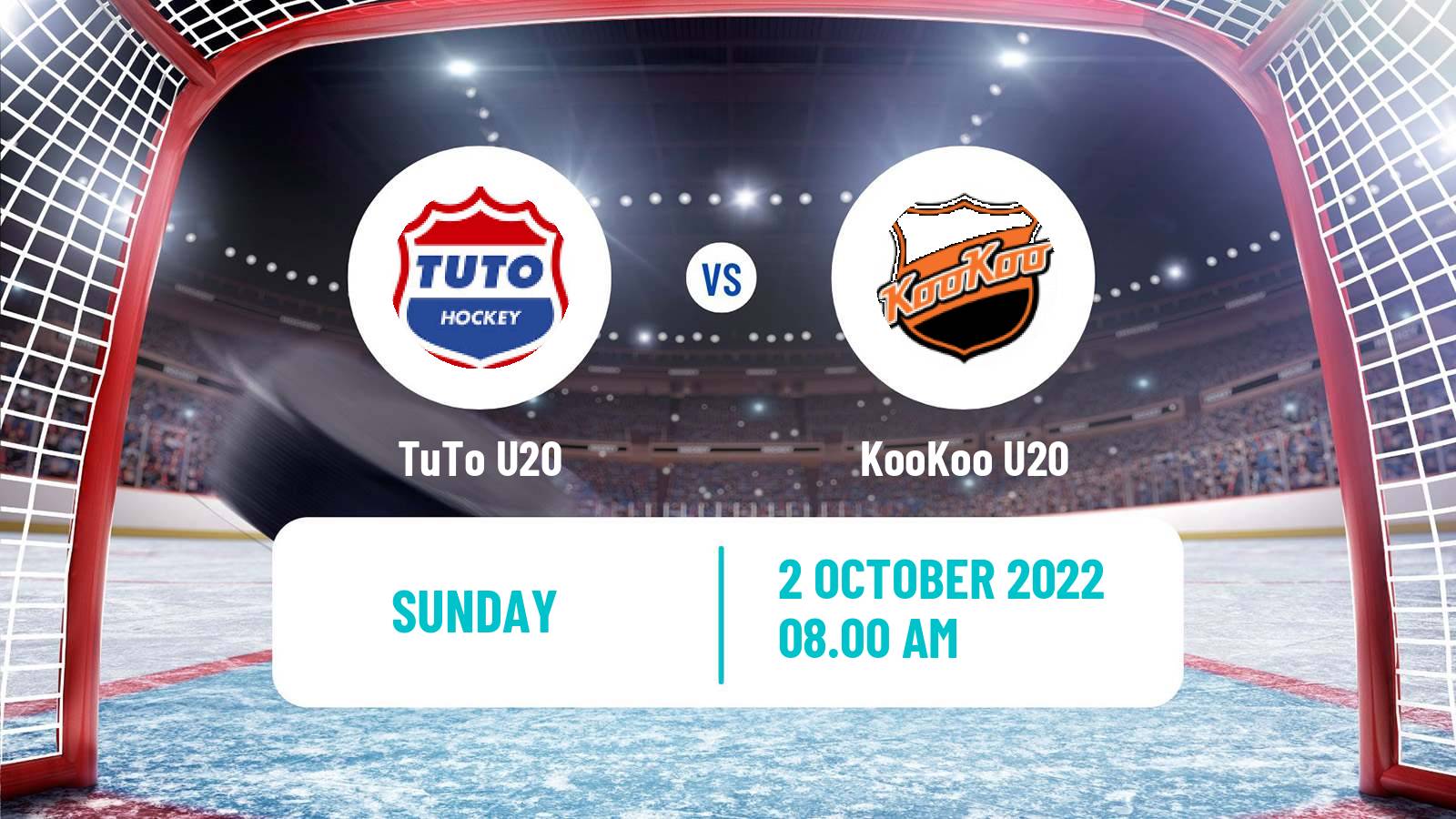 Hockey Finnish SM-sarja U20 TuTo U20 - KooKoo U20