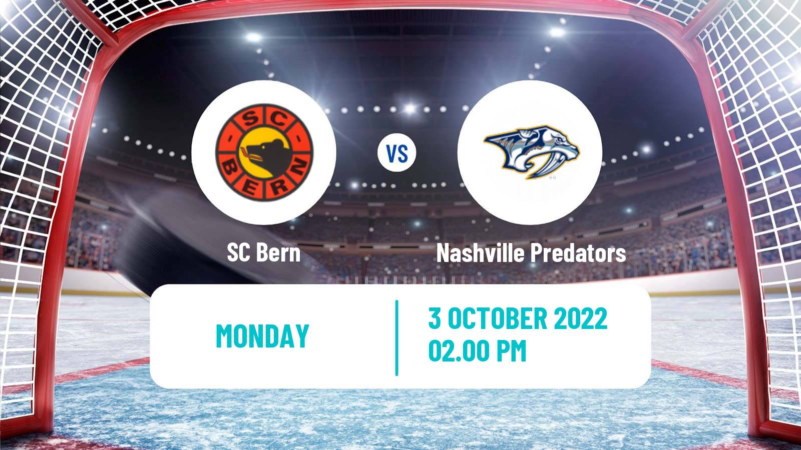 Hockey Club Friendly Ice Hockey Bern - Nashville Predators