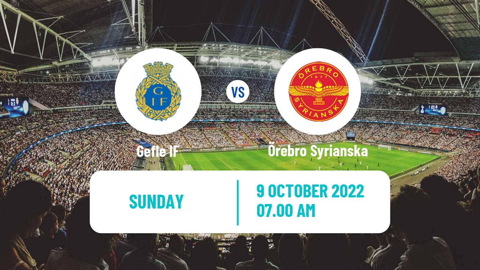 Soccer Swedish Division 1 Norra Gefle - Örebro Syrianska