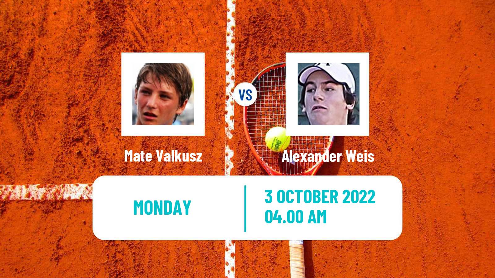 Tennis ATP Challenger Mate Valkusz - Alexander Weis
