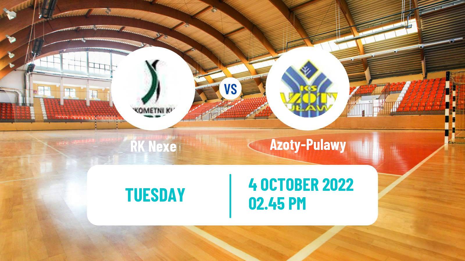 Handball EHF European League Nexe - Azoty-Pulawy