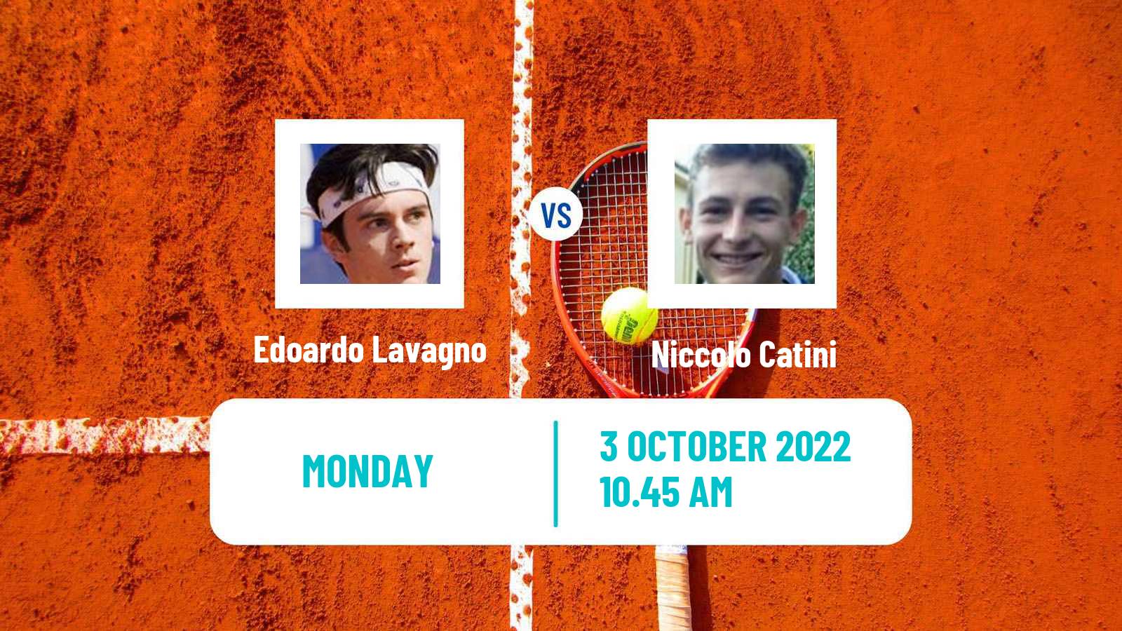 Tennis ITF Tournaments Edoardo Lavagno - Niccolo Catini