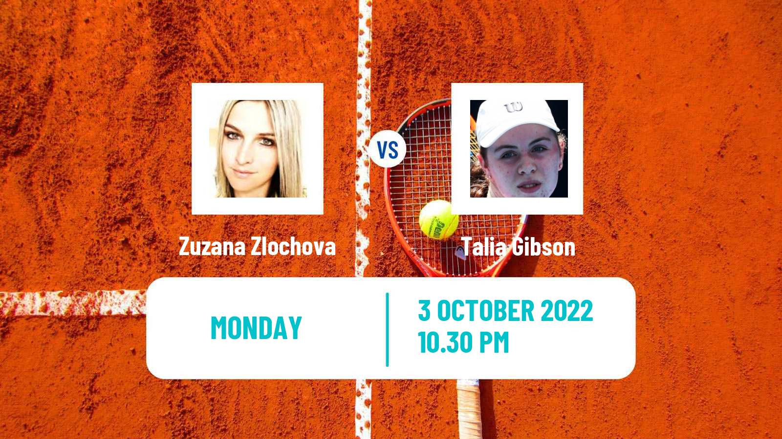 Tennis ITF Tournaments Zuzana Zlochova - Talia Gibson