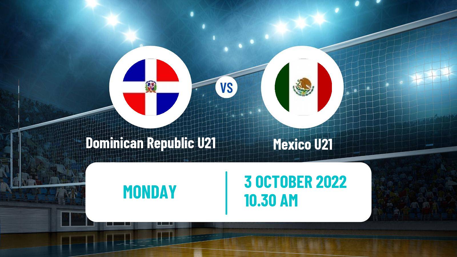 Volleyball Pan-American Cup U21 Volleyball Dominican Republic U21 - Mexico U21