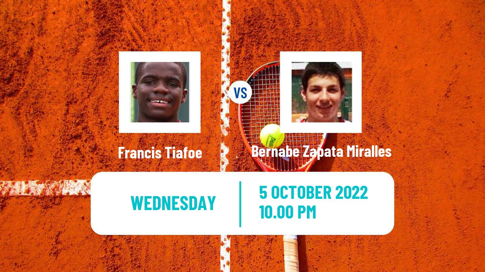 Tennis ATP Tokyo Francis Tiafoe - Bernabe Zapata Miralles