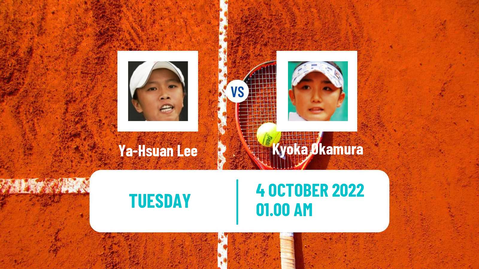 Tennis ITF Tournaments Ya-Hsuan Lee - Kyoka Okamura