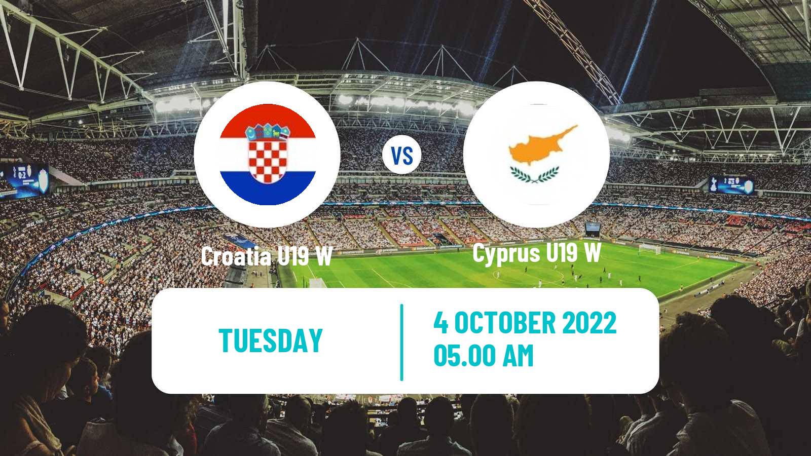 Soccer UEFA Euro U19 Women Croatia U19 W - Cyprus U19 W