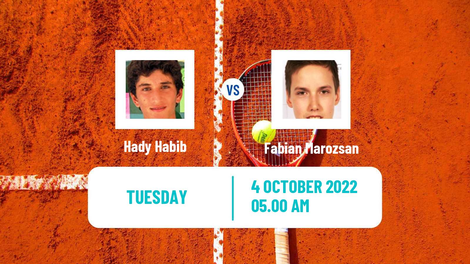 Tennis ATP Challenger Hady Habib - Fabian Marozsan