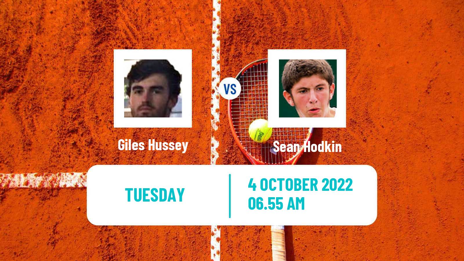 Tennis ITF Tournaments Giles Hussey - Sean Hodkin