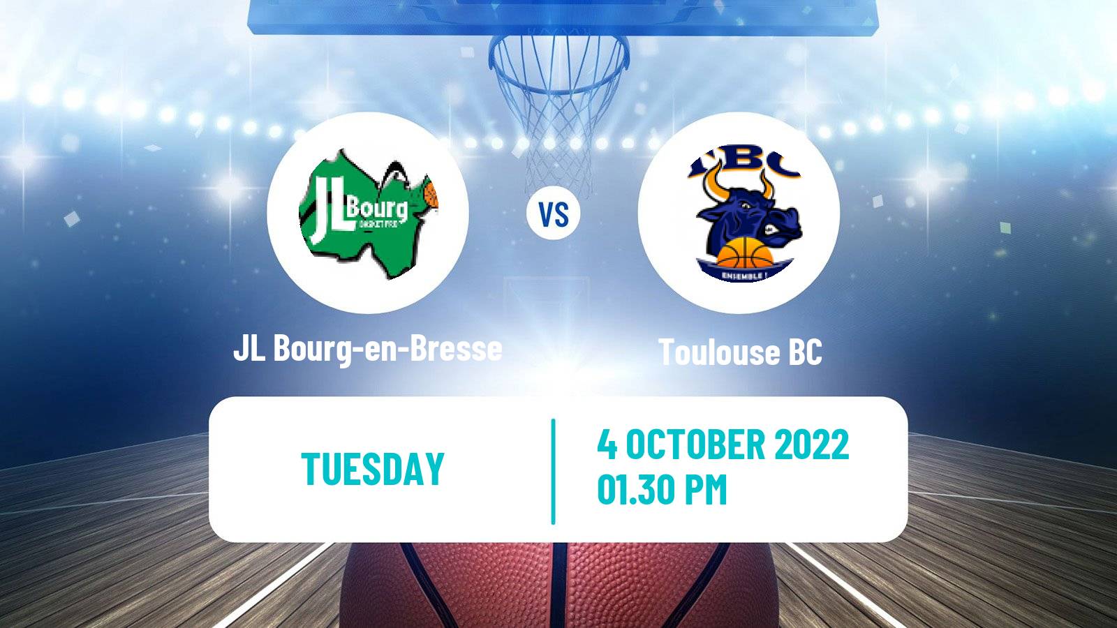 Basketball French Cup Basketball JL Bourg-en-Bresse - Toulouse