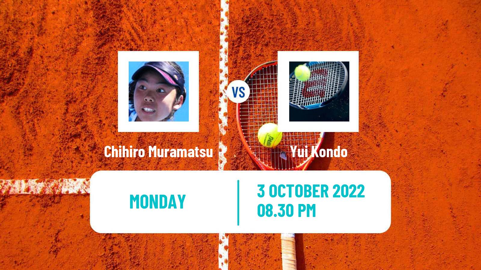 Tennis ITF Tournaments Chihiro Muramatsu - Yui Kondo