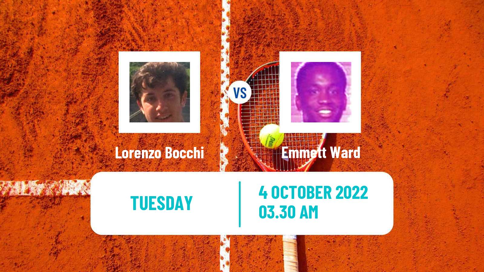 Tennis ITF Tournaments Lorenzo Bocchi - Emmett Ward