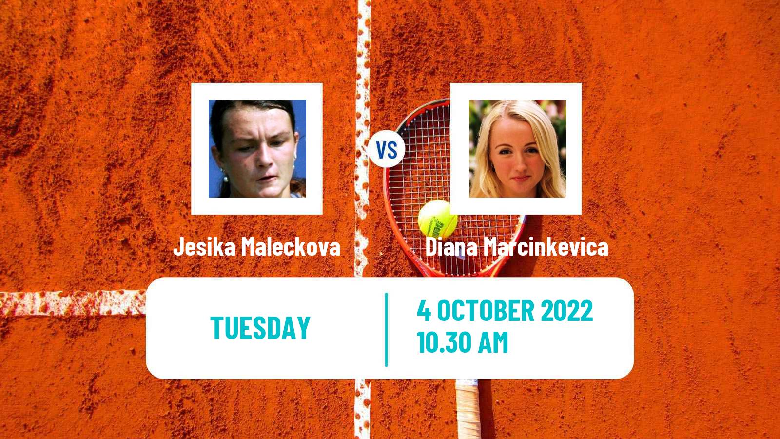Tennis ITF Tournaments Jesika Maleckova - Diana Marcinkevica