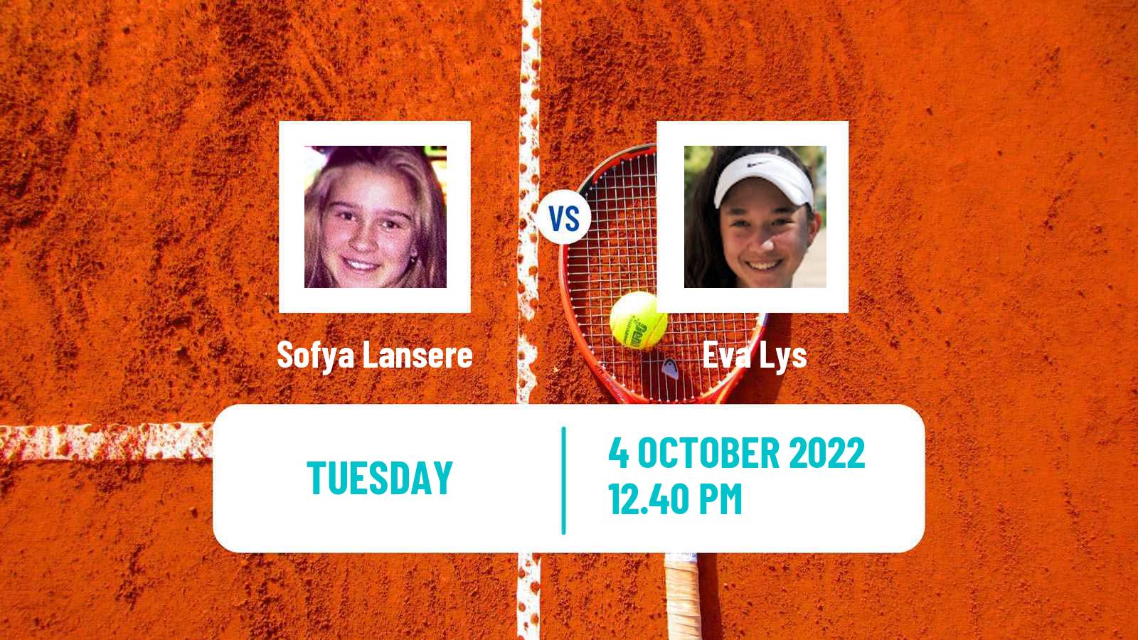 Tennis ITF Tournaments Sofya Lansere - Eva Lys