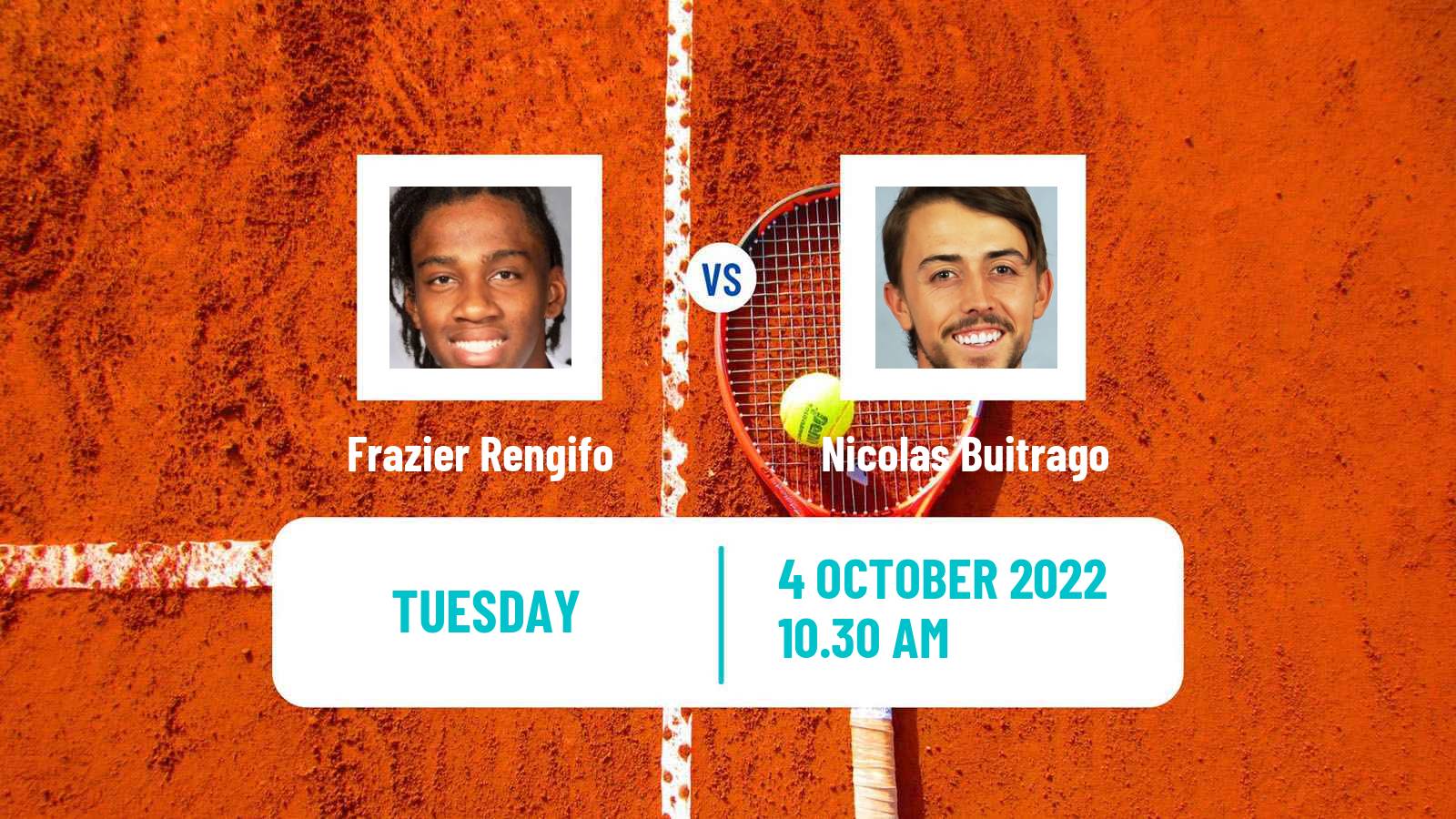 Tennis ITF Tournaments Frazier Rengifo - Nicolas Buitrago