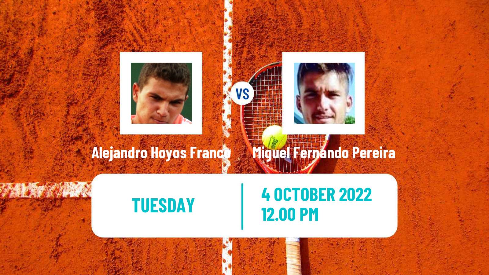 Tennis ITF Tournaments Alejandro Hoyos Franco - Miguel Fernando Pereira