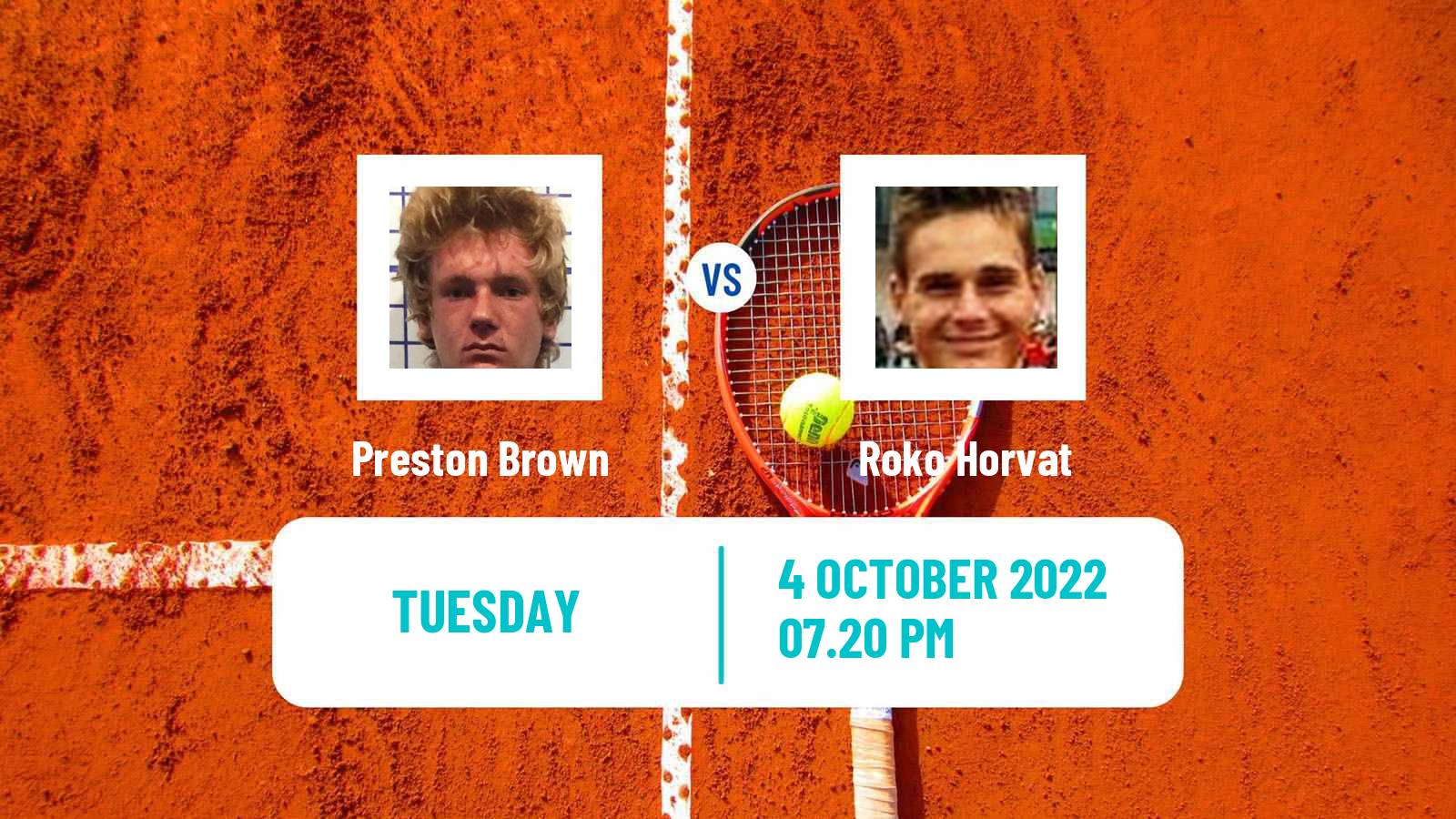 Tennis ITF Tournaments Preston Brown - Roko Horvat