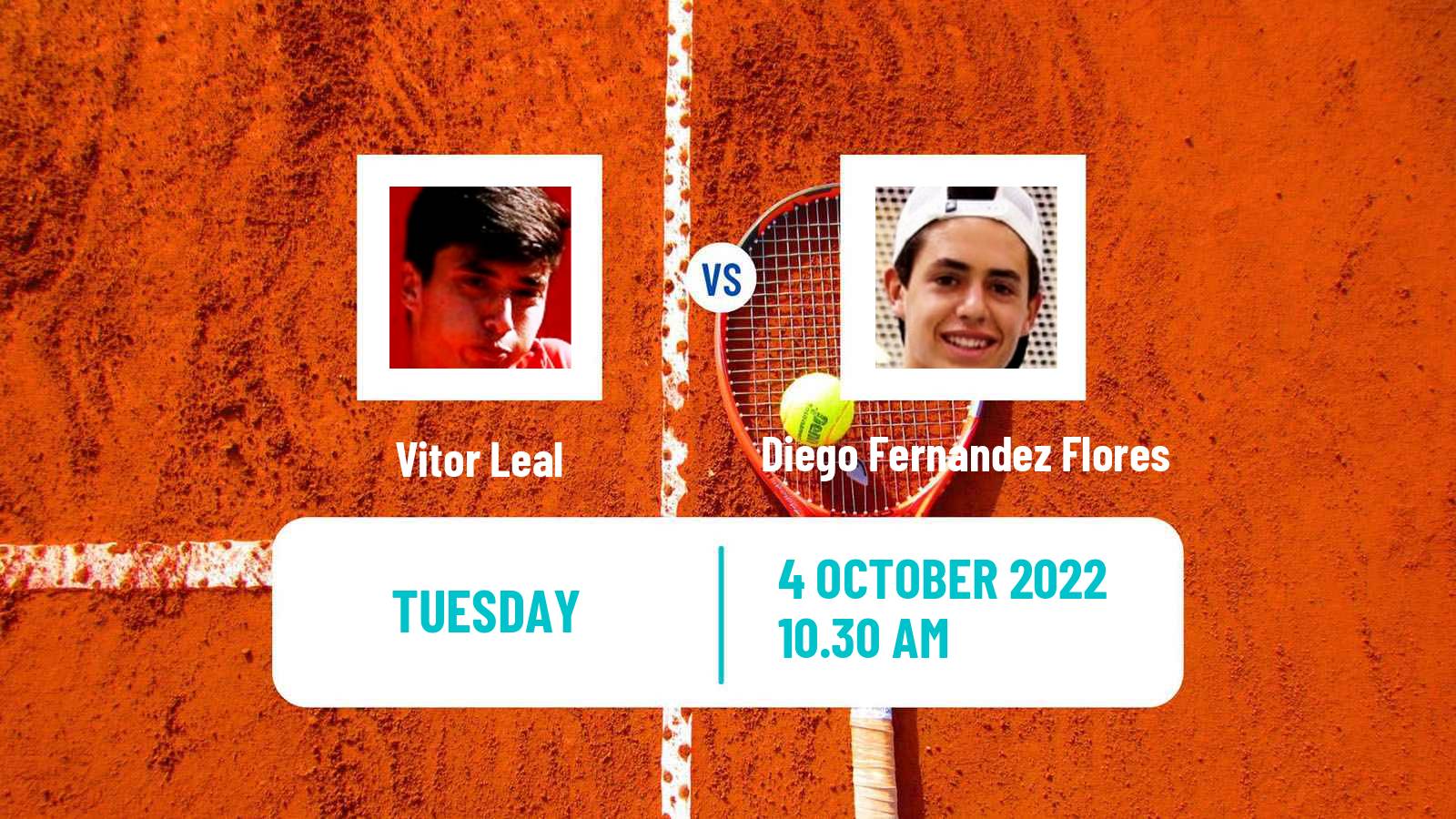 Tennis ITF Tournaments Vitor Leal - Diego Fernandez Flores