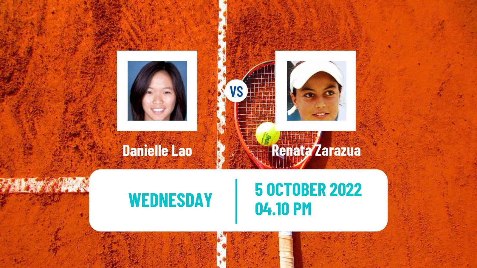 Tennis ITF Tournaments Danielle Lao - Renata Zarazua