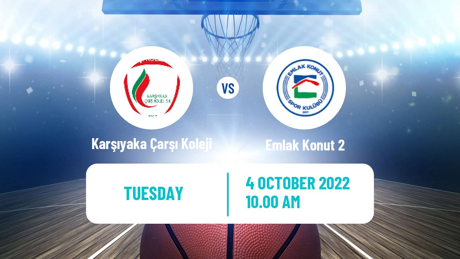 Basketball Turkish TKBL Women Karşıyaka Çarşı Koleji - Emlak Konut 2