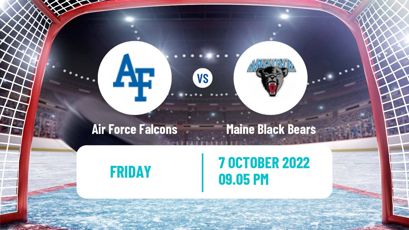 Hockey NCAA Hockey Air Force Falcons - Maine Black Bears