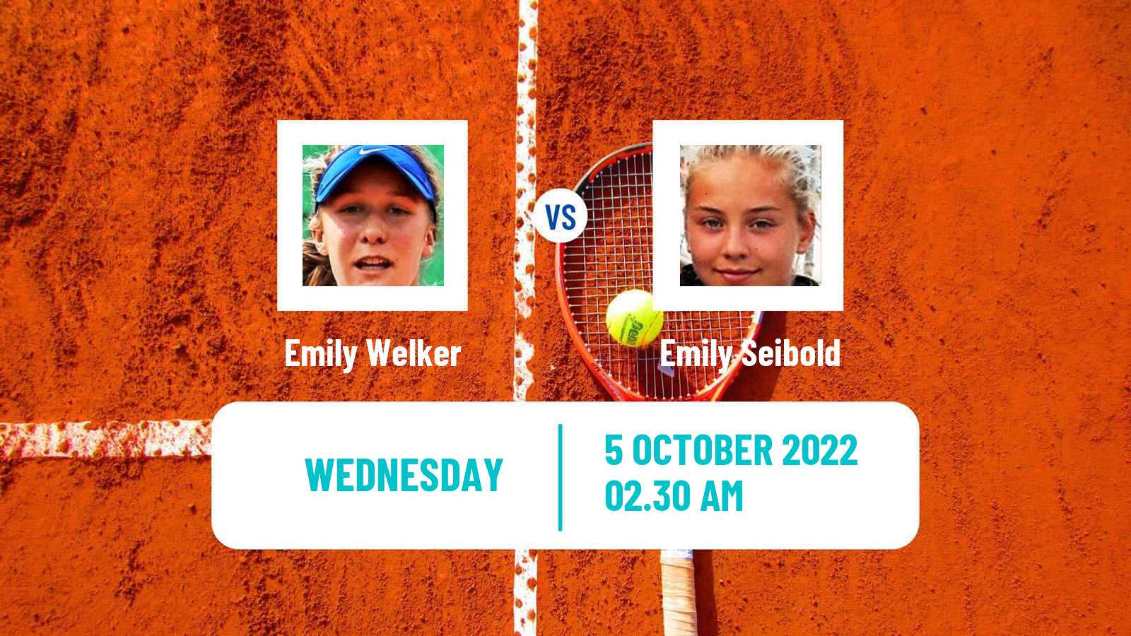 Tennis ITF Tournaments Emily Welker - Emily Seibold