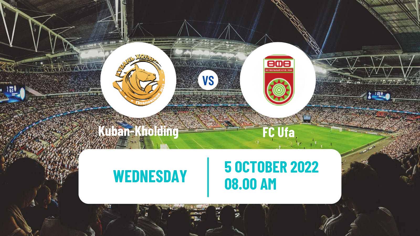 Soccer Russian Cup Kuban-Kholding - Ufa