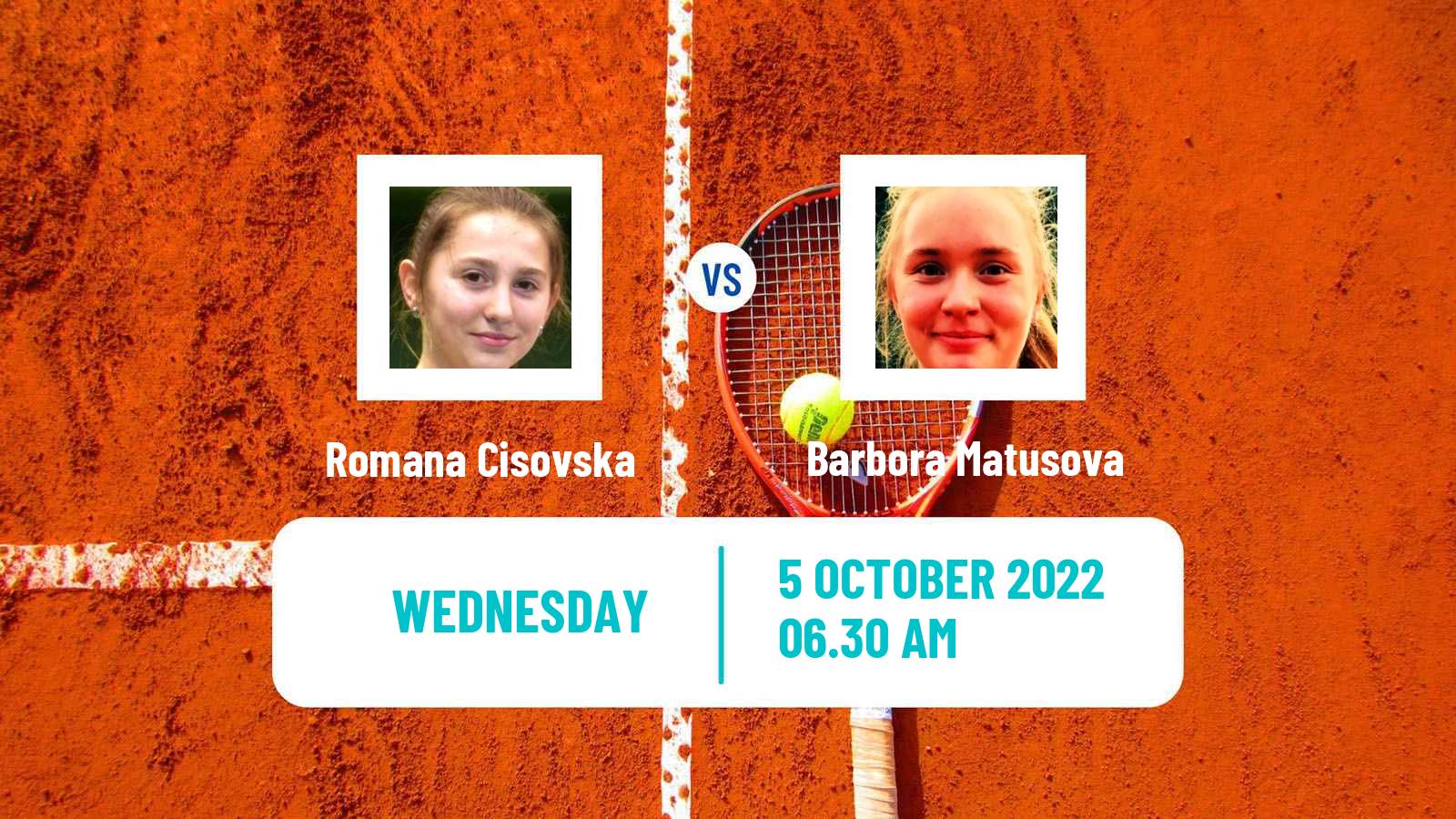 Tennis ITF Tournaments Romana Cisovska - Barbora Matusova