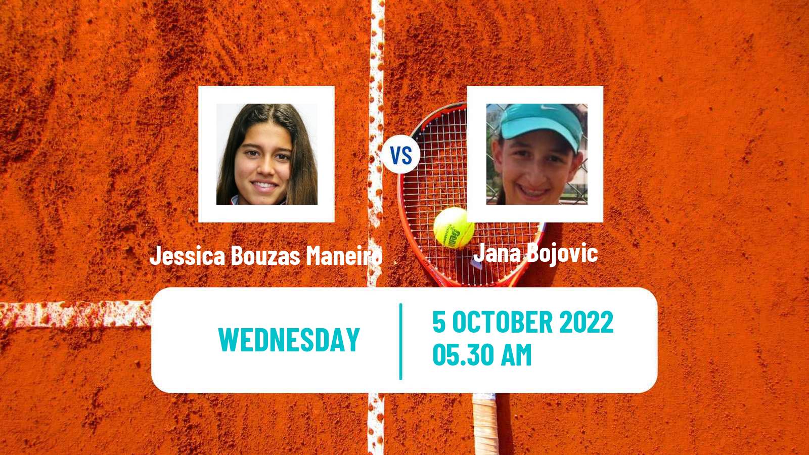 Tennis ITF Tournaments Jessica Bouzas Maneiro - Jana Bojovic